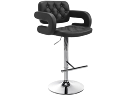 DUDECOR Banco Alto Dublin Preto