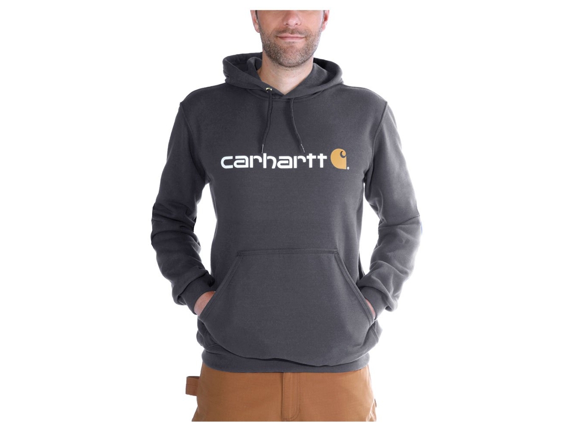 Moletom Com Capuz Solto Logo Cinzento XL CARHARTT