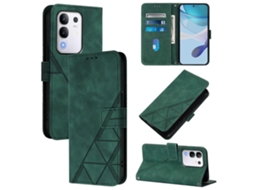 Capa De Celular De Couro Com Estampa 3d E Flip Crossbody