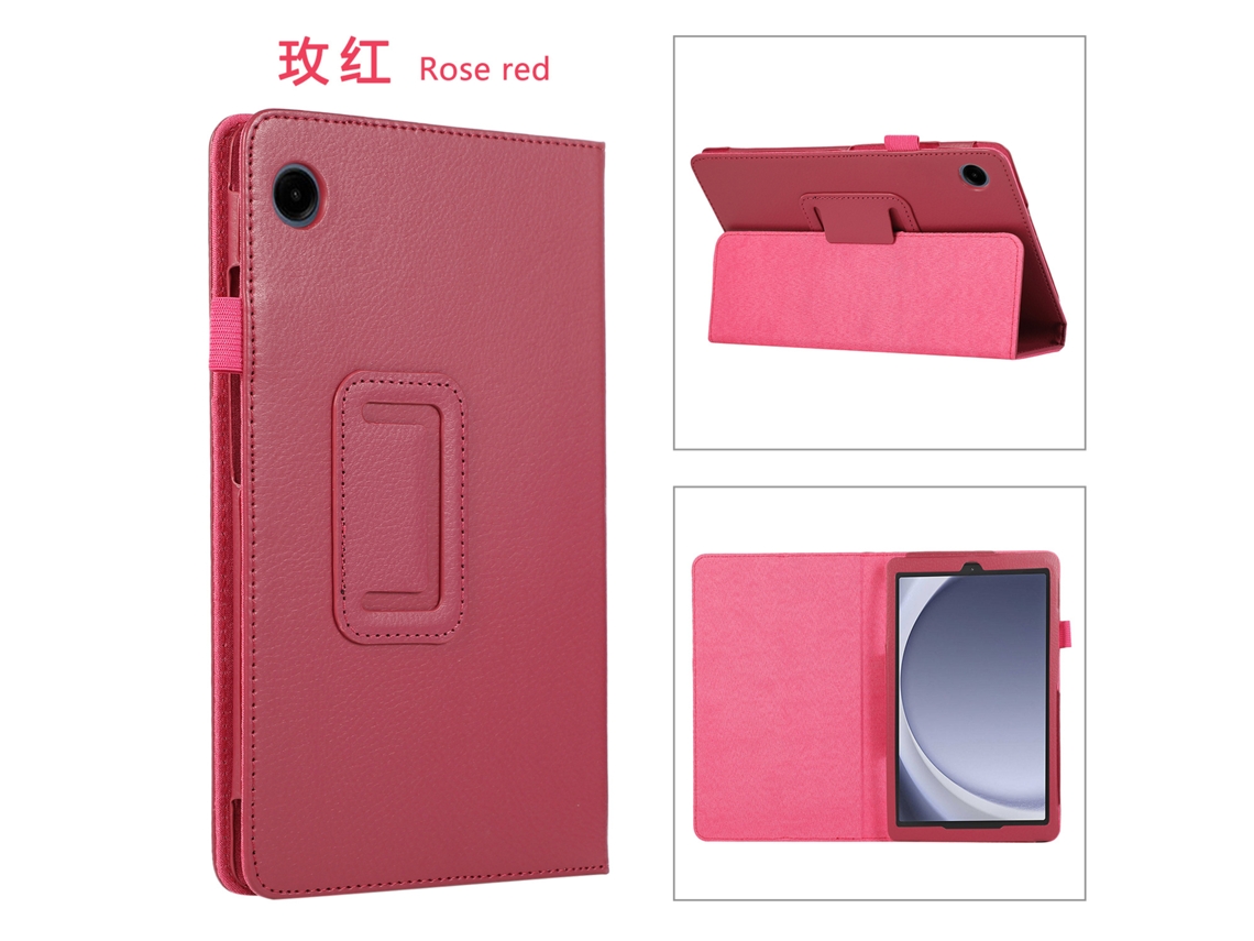 Capa Protetora Para Tablet Samsung Galaxy Tab A9, Sm X110/x115n/x117, 8,7 Polegadas.rosa Vermelha Yunzii