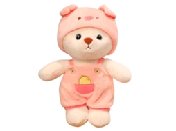 Walshlxq muñeco de Peluche Transformable Infantil Animal Calmante Cartoon Adorable Brinquedo de Sono Porquinho