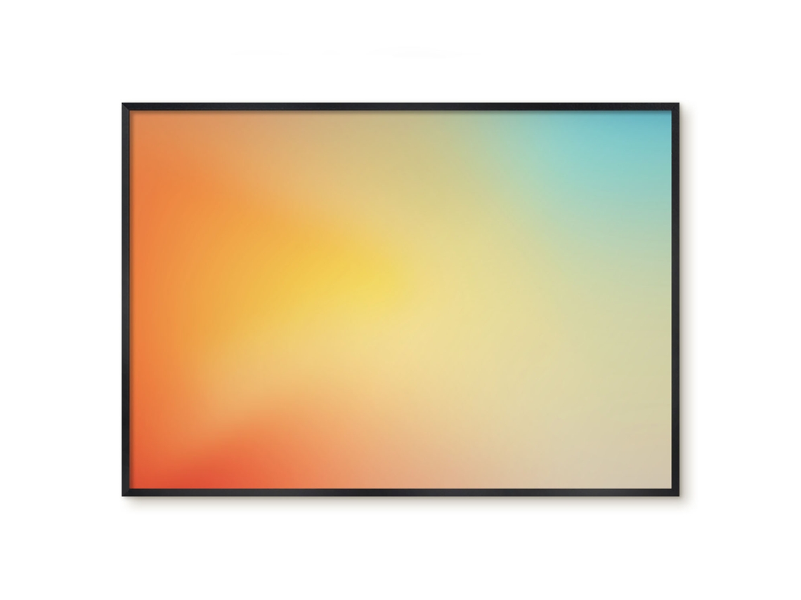 Quadro de vidro magnético com elegância discreta para o hall de entrada Espelharte (100x70 cm)