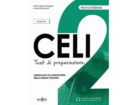 Livro Celi 2.Test di preparazione. Livello intermedio B1. Con CD-Audio de Damascelli, Antonio;Cernigliano Maria Angela (Italiano)