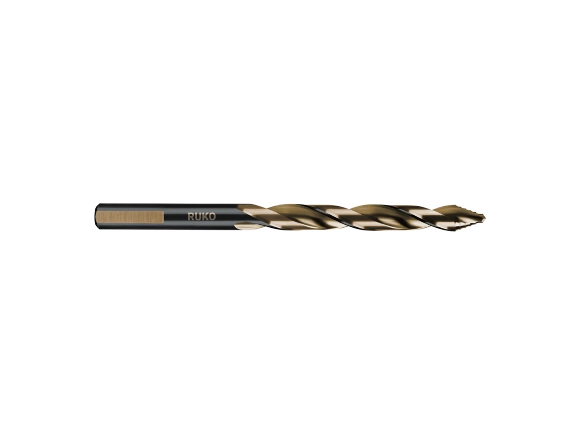 RUKO-259080E-Pacote De 5 Brocas Helicoidais Flowstep® Hsse-Co 5 (Ø 8,0 Mm)