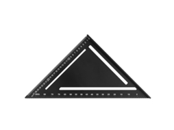 Regua Triangular YURU de Alumínio com Protetor, 0-90°, 300mm
