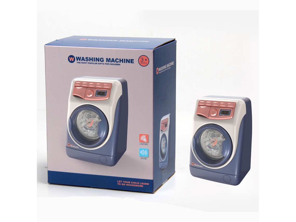 Ats brinquedo de Rolinho Pequeno Eletrodoméstico Máquina de Lavar Seguro, Divertido e Educatsivo para Crianças Bebês (0.3kg/0.66lb)