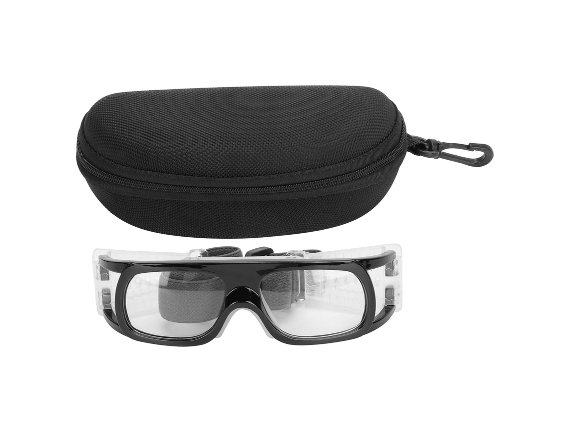 Óculos de Proteção Anti explosão para Basquetebol e Futebol, Uv, Preto