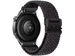 Pulseira De Relógio Em Nylon Trançado Com Fivela Paraquedas E Estampa Arco Íris, Compatível Com Huawei Gt5 Samsung
