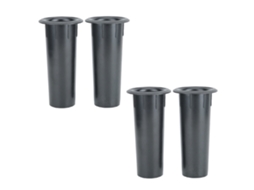 4pcs Tubos Inversores para Alto-falante Woofer 4 6 Polegadas com Buraco 45mm | S/MARCA