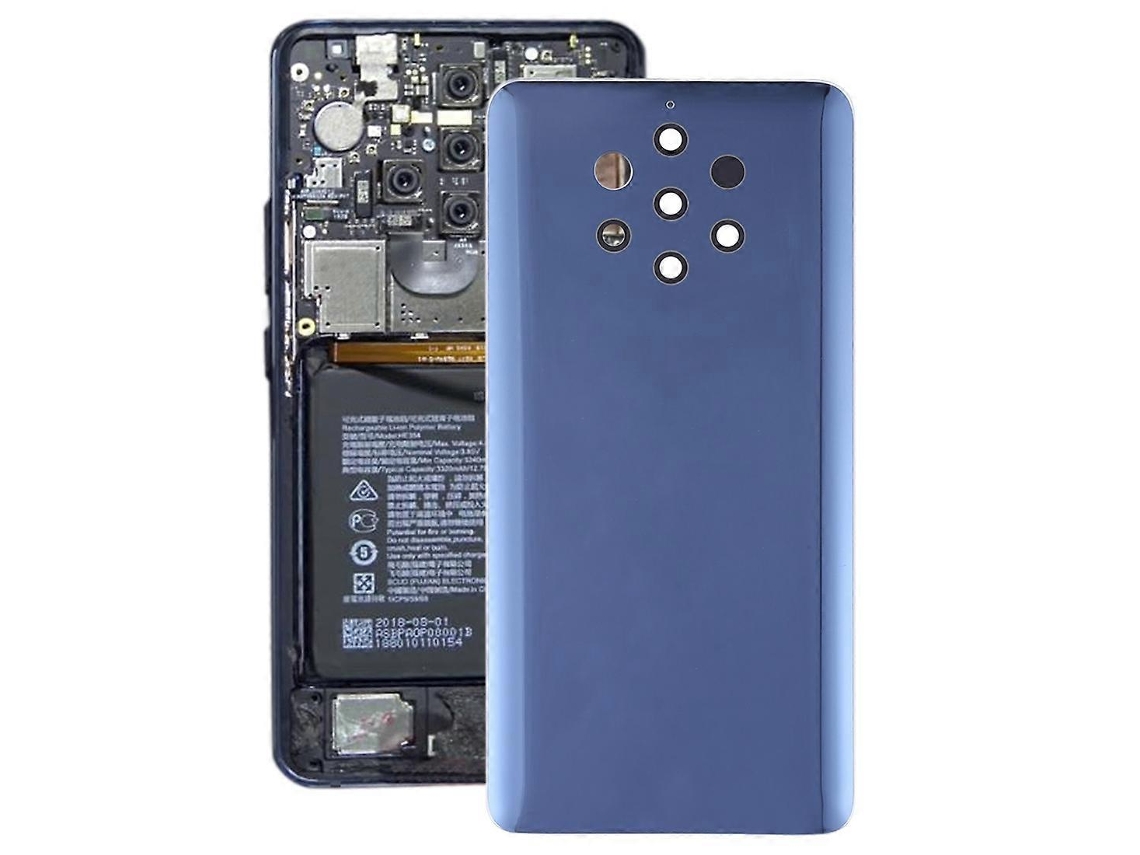 Tampa Traseira Da Bateria Para Nokia 9 Pureview (azul)