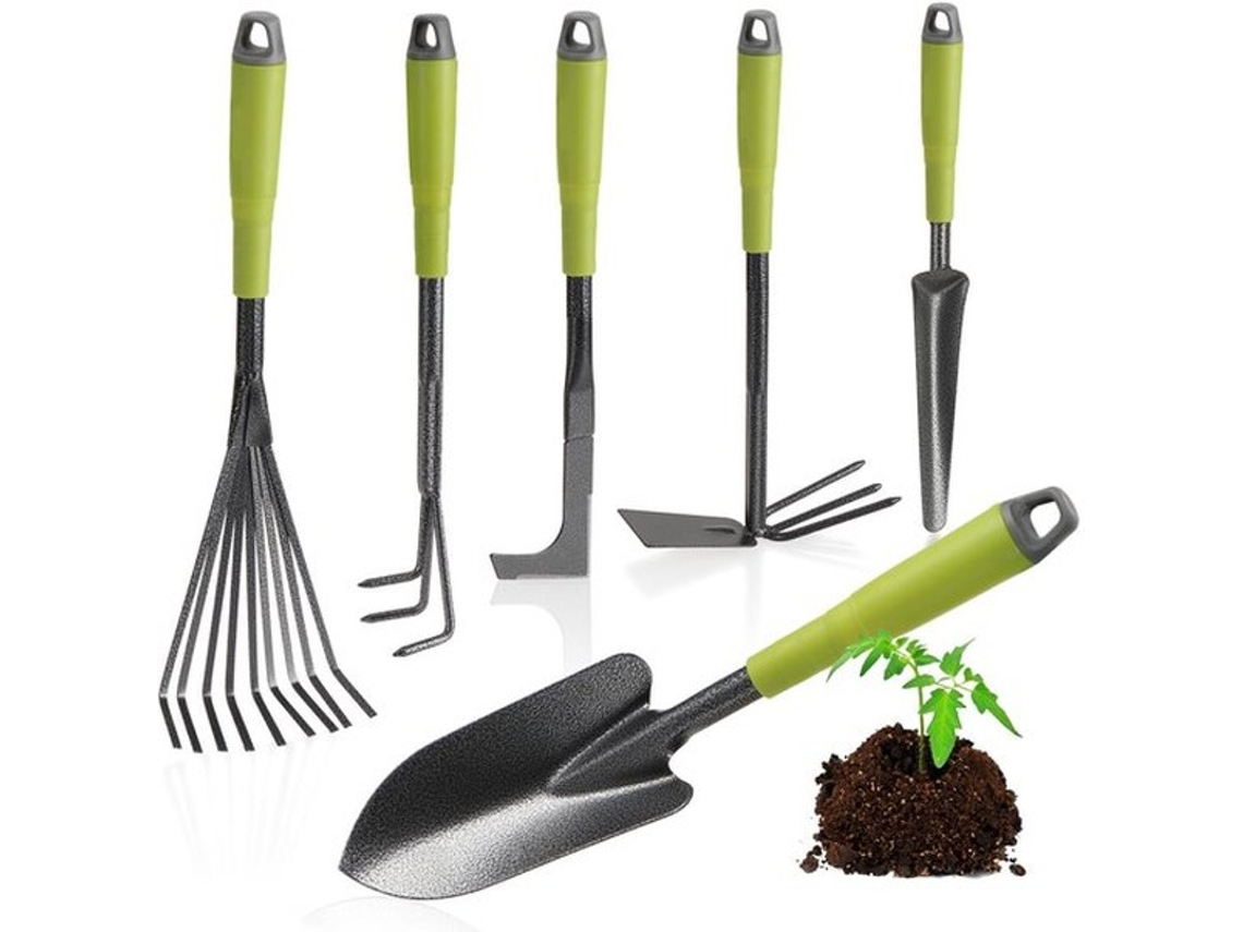 Conjunto De 6 Acessórios De Jardim: Ferramentas Completas Para Manutenção De Jardim E Plantas