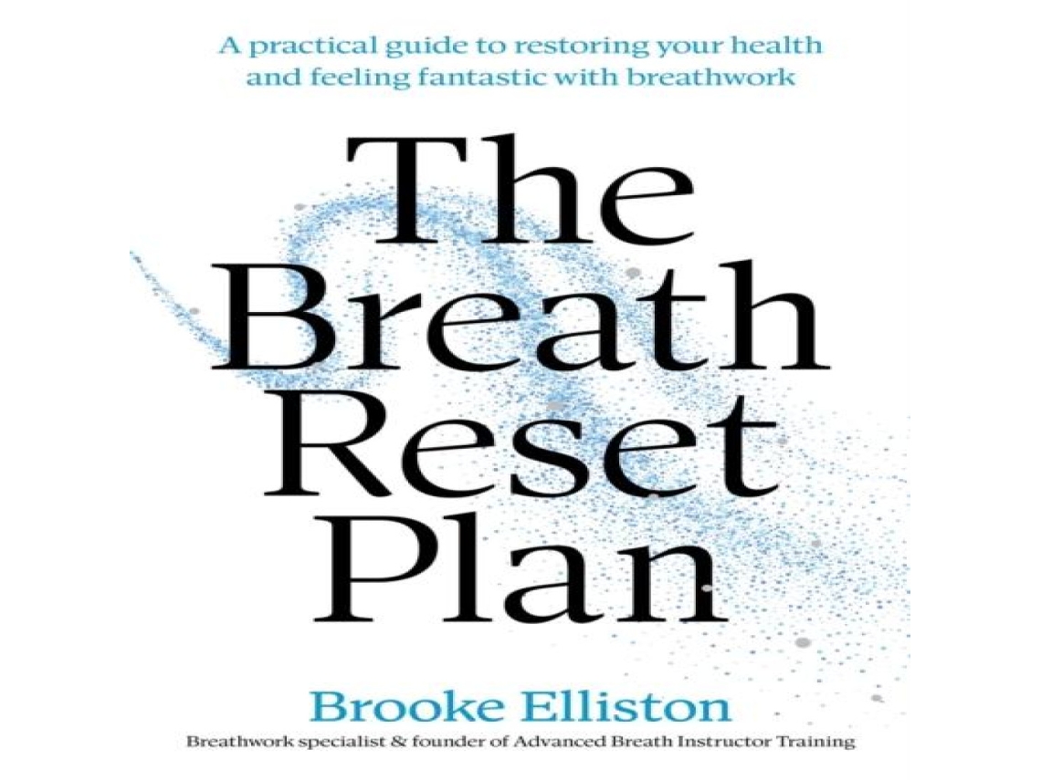 Livro Breath Reset Plan de Brooke Elliston (Inglês)