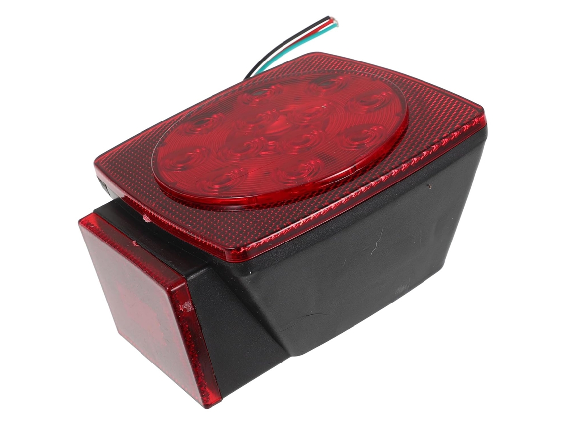 Lanterna Traseira Quadrada De Led 12v - Para Uso Prático E Funcional