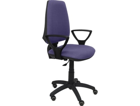 Silla de Oficina Elche CP bali azul claro brazos fijos ruedas de parquet