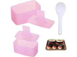 Conjunto De 2 Moldes Retangulares Para Fazer Sushi: Forma Bolinhos De Arroz E Mil Camadas