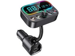 Leitor Mp3 Carro Bluetooth Yizhood T67 Hands Free Carregamento Preto