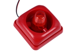 Alarme Industrial Laxiscreed Com Som De 115db E Luz Vermelha Intermitente Para Aviso Eficaz