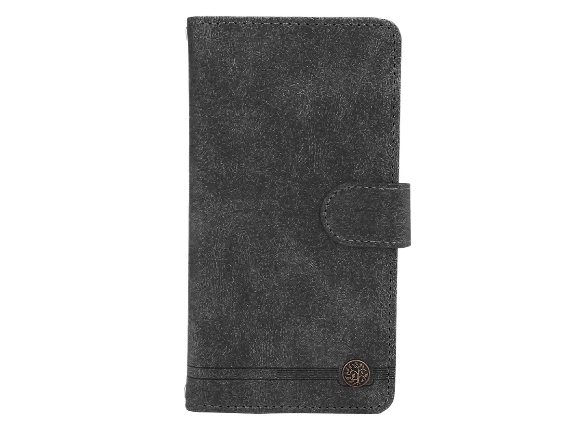 Rebe-capa De Telefone Com Carteira Zipper Para Z Fold 3 Preto