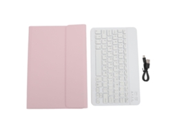 2026zentro-capa De Couro Pu Para Tablet Com Teclado Mágico Removível Para Tab M10 Plus Gen3 10.6 Polegadas Rosa