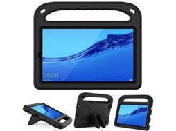 Capa Protetora Portátil Eva À Prova De Choque E Antiqueda Com Suporte Triangular Para Huawei Mediapad M5 Lite De 8,0 Polegadas