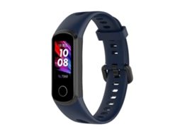 Pulseira De Silicone Com Fivela Metálica Para Huawei Honor Band 5i / Band 4, Tamanho Único (rosa Flor De Cerejeira).