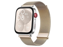 Pulseira Metálica Magnética Milanesa Para Huawei Watch Fit 4 Pro / Fit 4 / Fit 3