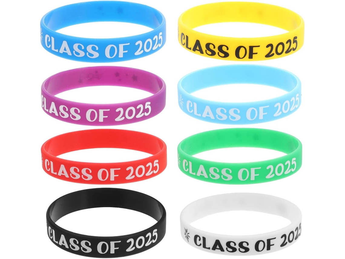 Homsfou Conjunto de 8 Pulseiras Parabéns Pela Formatura, Noite de Formatura, Design Único e Confortável