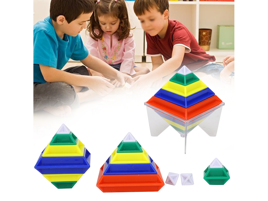 Primerox brinquedo Educativo de Blocos Torre Mágica Pattern para Crianças com 5000 Formas