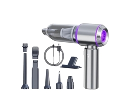Aspirador Portátil De Mão, 30000pa De Potência De Sucção, Design Sem Fio, Roxo
