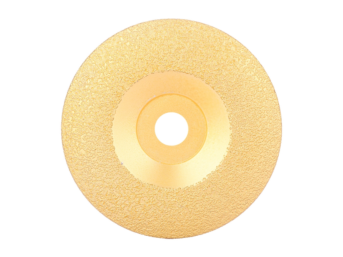 Disco De Esmerilado E Polido Com Diamante Bronzado Ao Vácuo 125mm Para Amoladora De Ângulo