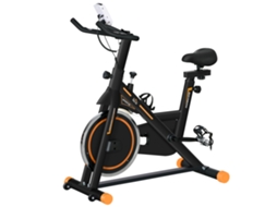 Bicicleta Estática S/MARCA (resistência ajustável, volante 8kg, LCD, assento e guiador ajustáveis, 103x48x115cm)