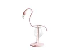 Vaso Hidropônico Flamingo Arranjo Flores Decoração Mesa