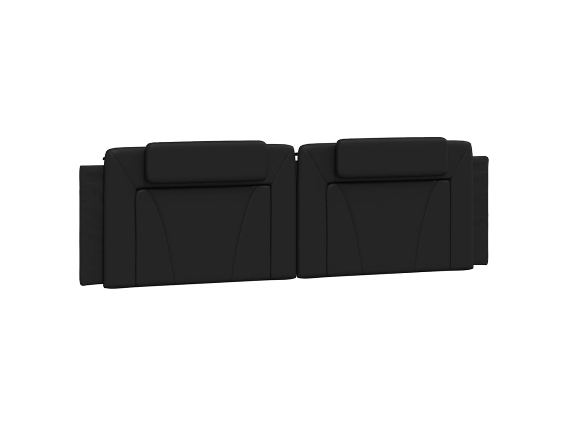 Almofada Cabeça Viana em Couro Artificial Castanho MAISON EXCLUSIVE (183xCm)