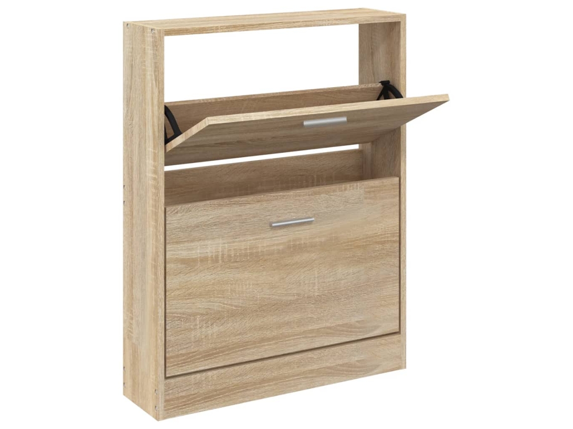 Shoe Cabinet, Shoe Cabinets Vidaxl Marrom Madeira Processada (n/a)