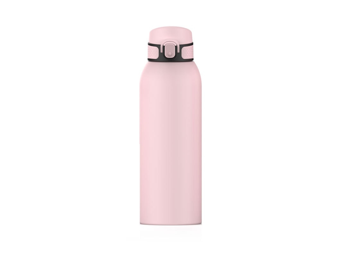 Copo Portátil Elysve, 550 Ml, Rosa
