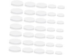 Magiclulu 40 Peças Tampas Redondas De Borracha Para Cofrinho Em Forma Porquinho, Tampas De Reposição Para Caixa