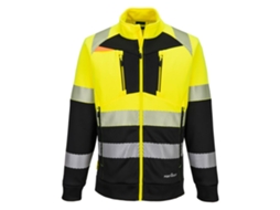 Sweatshirt De Alta Visibilidade Classe 1 Com Gola Alta E Zíper Amarillo/negro / 4xl