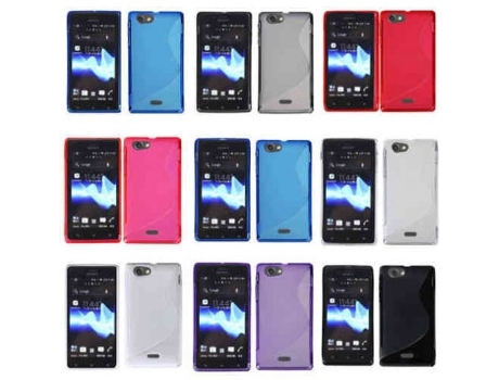 Capa Sony Xperia J S-LINE Wave