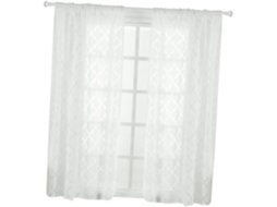 Cortina Mosquiteira Bicolor Com Bolhas, 100x200 Cm, Em Tule Translúcido De Poliéster, Ideal Para Dec Gokoco