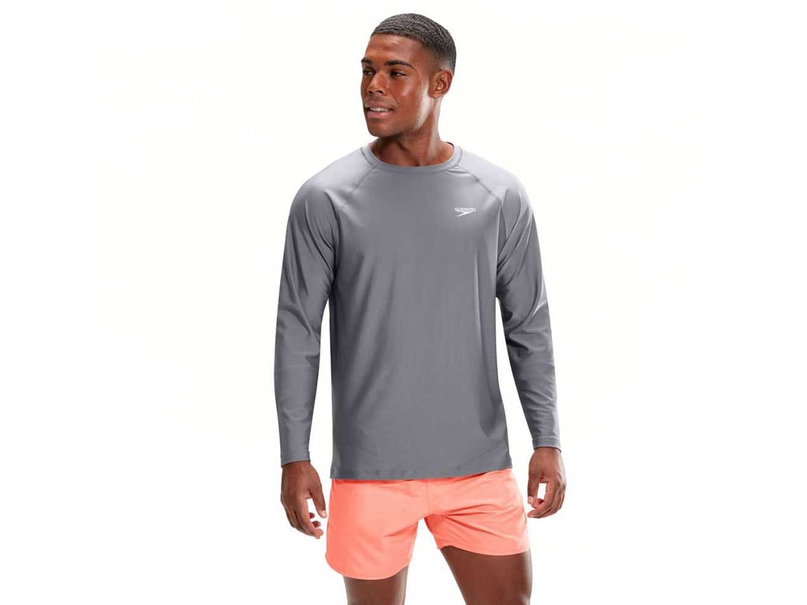 Manga Longa Rashguard Cinzento Xsspeedo