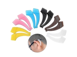 6 Pares de Suporte Antiderrapante Silicone Confortável para Óculos, Acessórios, Gancho Orelha, Ponta Haste Esportes GOKOCO