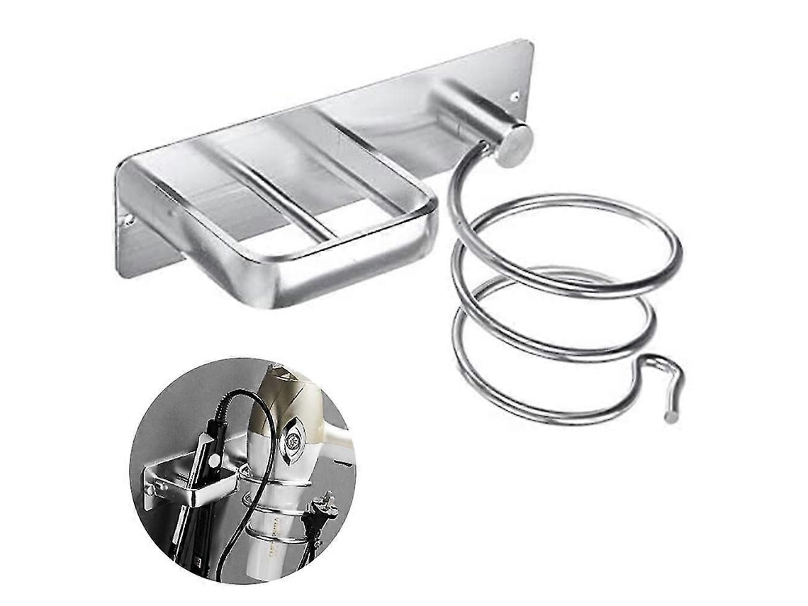 Suporte para Secador de Cabelo, Conjunto Prateleiras Suspensas Cabelo Parede GOKOCO