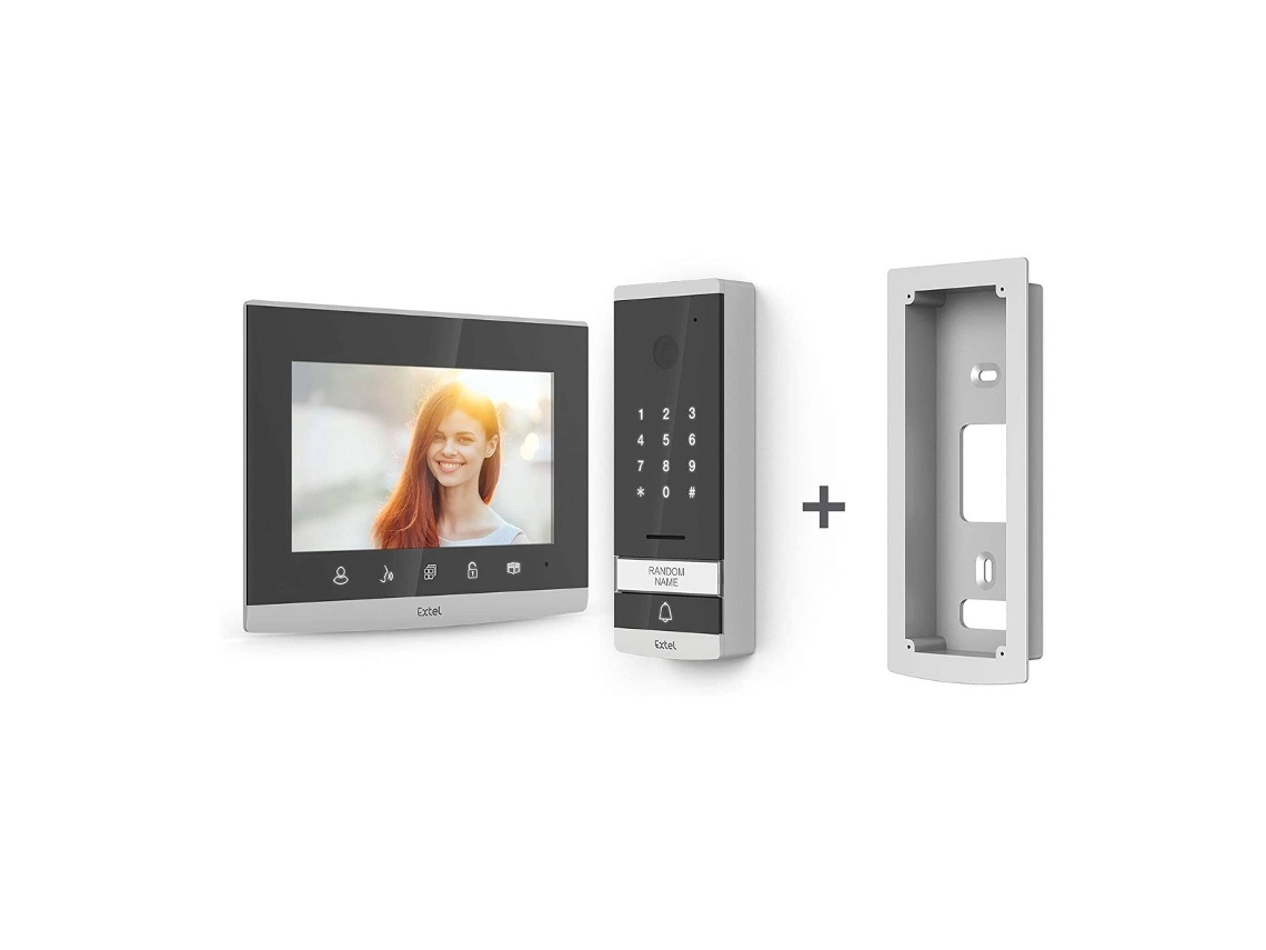 Código de Videofone com Fio de 7 Polegadas