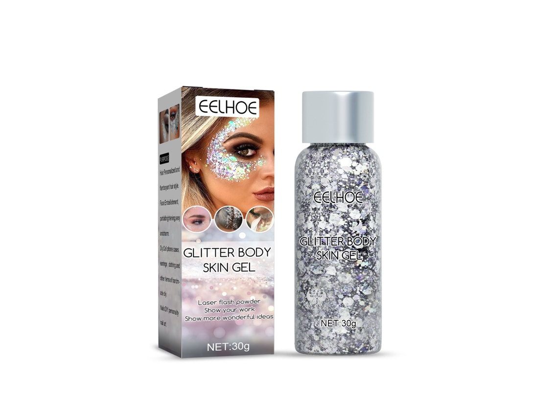 Glitter de Escama Peixe Maquiagem Cena Eelhoe