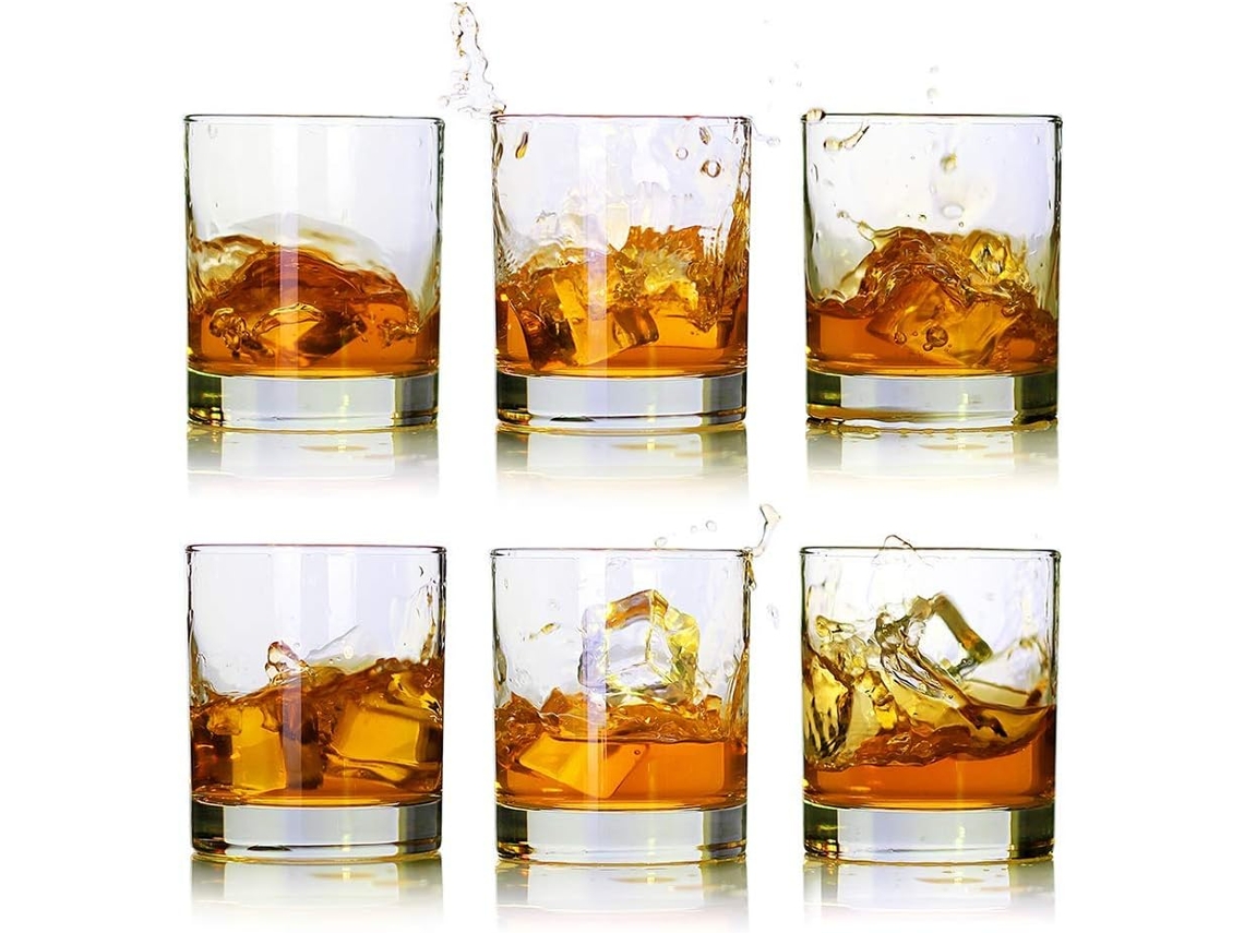 Copos de Whisky Set de 6 Copos de Vidro NEVEANCE