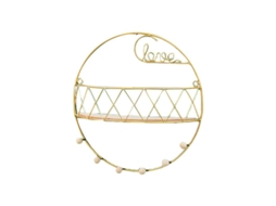 Rack de Armazenamento Decorativo de 1 Unidade para Quarto de Parede Doméstica ALLINLESS