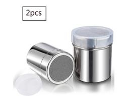2 Tamanhos de Colher de Aço Inoxidável 304 para Cacau, Açúcar, Canela, Farinha, Especiarias Ferramenta de Cozinha