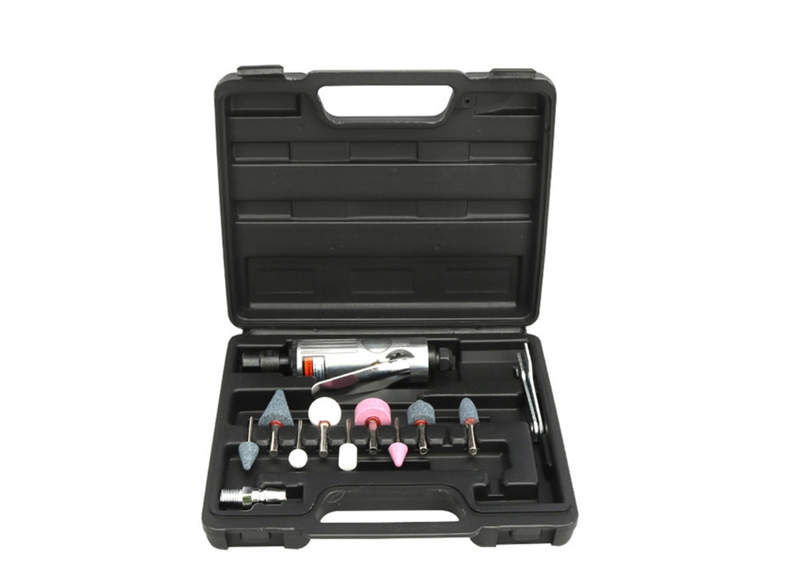 Kit De Lixadeira Aérea De 1/4 Polegada Com Mandris De 3mm E 6mm, Ferramenta Neumática Rotativa Para Polimento E Gravura 20000rpm