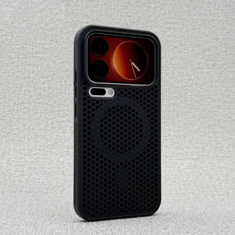 Capa Magnética Rígida De Policarbonato Para Dissipação De Calor (xiaomi 14 Pro, Preta)