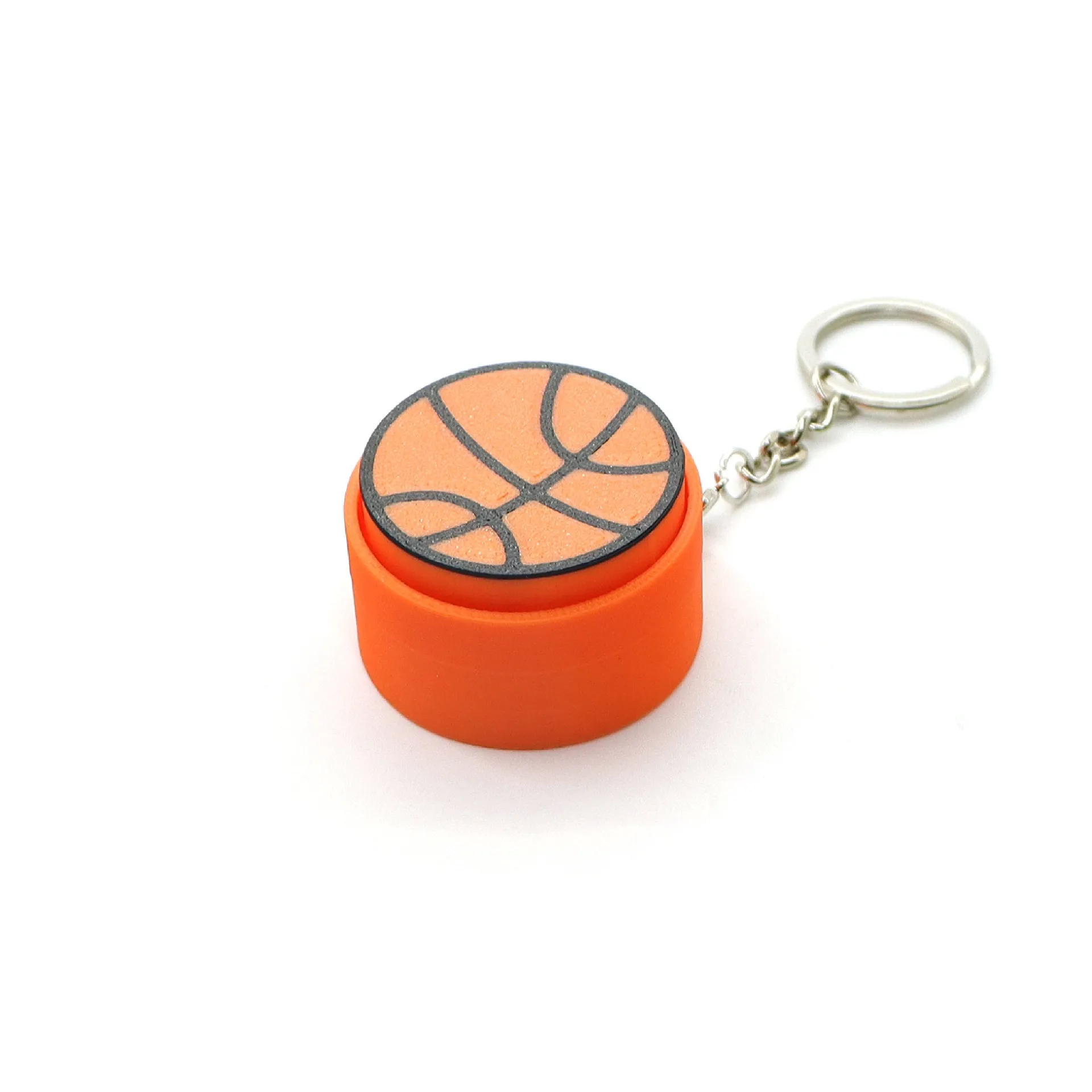 Chaveiro Em Formato De Teclado De Basquete, Um Brinquedo De Dedo Que Alivia O Estresse E A Ansiedade.